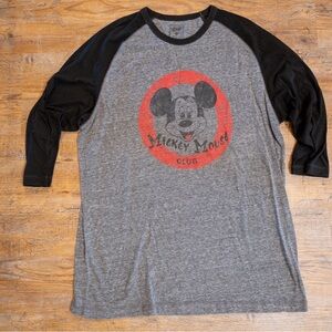 Disney Mickey Mouse Club Raglan Shirt Old Navy XL